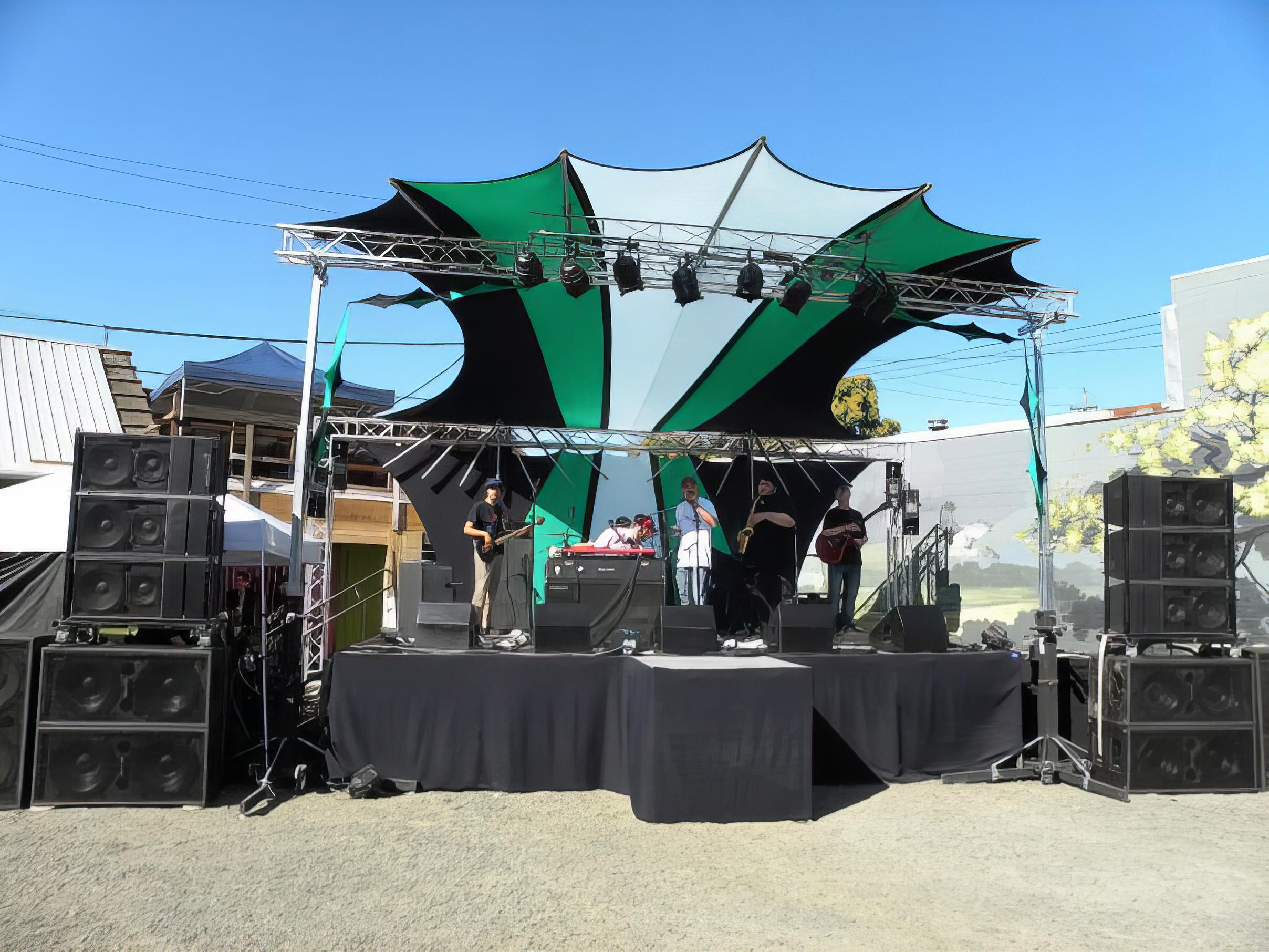2012 Whitaker Block Party Eugene, OR Seashell Stage Cover and Cyc_134124