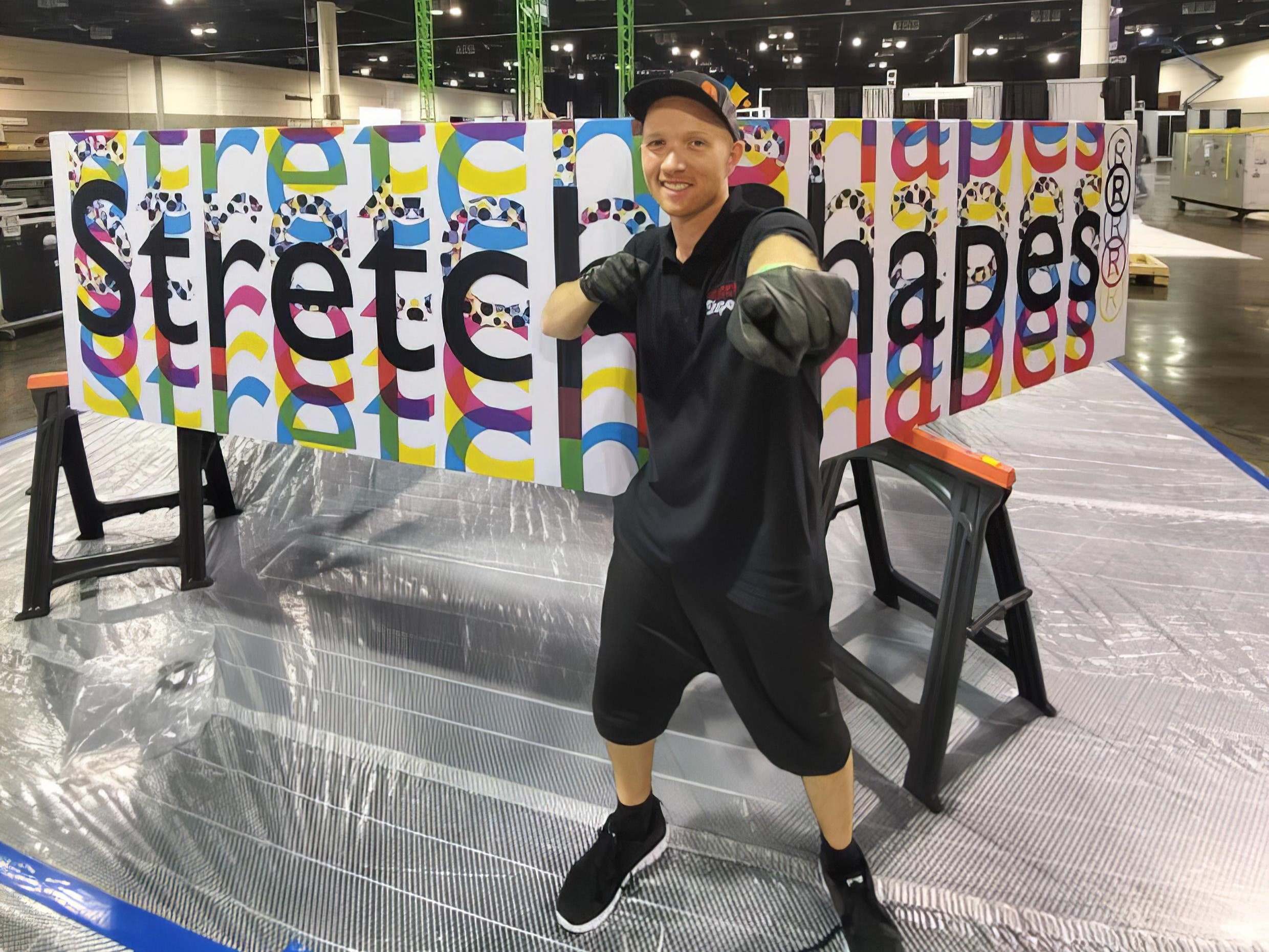 2018 Setup of our 2nd Trade Show Booth LDI_134152